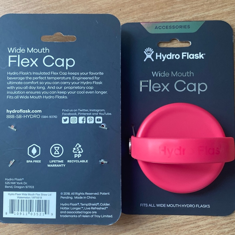 Hydro Flask Pink Flex Cap Watermelon